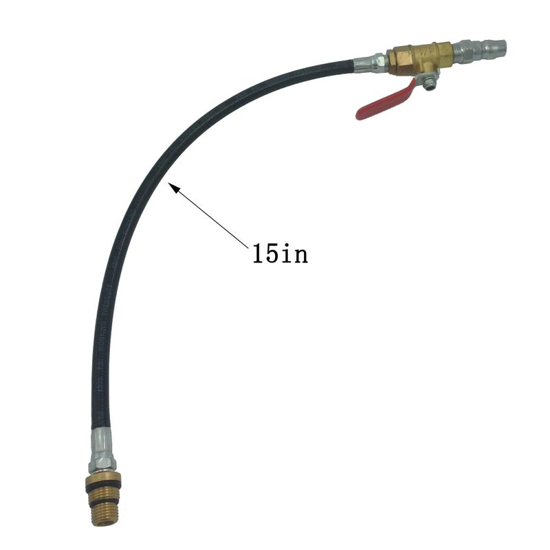 kweiny Engine Air Valve Holder and Cylinder Leakage Testing Assistant Tool(Heavy Duty Hose 1000PSI) Fit with M12 or M14 Thread - Image 4